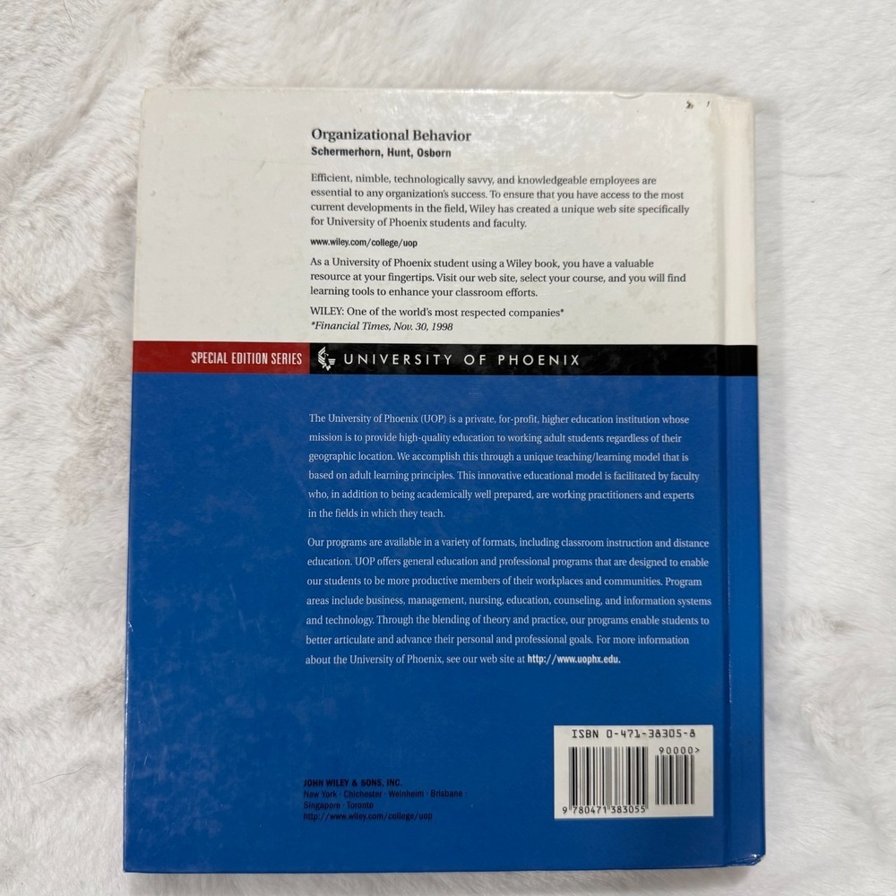 Organizational Behavior 7th Edition Schermerhorn Hunt Osborn University of Phoen - Picture 5 of 5